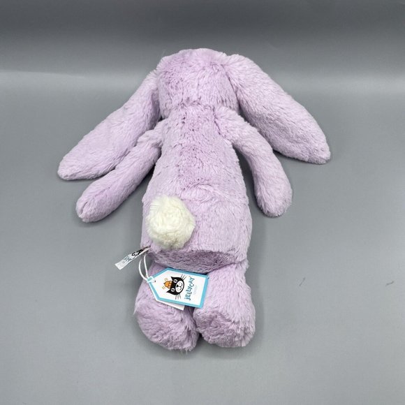 Jellycat Medium Bashful Lilac Purple Bunny 12" Inch NEW - Picture 5 of 7